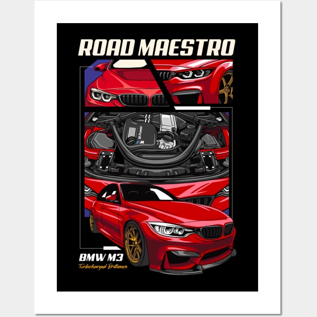 M3 F80 Road Maestro Wall Art by Harrisaputra